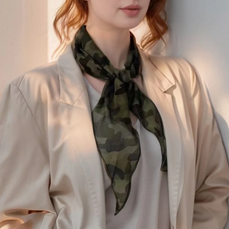 19 Farben Korea Schals Muffler Paisley-Druck Neues Rautenmuster-Design Voile Weicher Modischer Halstuch Schal – Detail 5