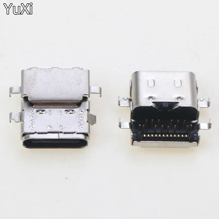 

YUXI 1PCS USB C Data Charger Port Tail Plug Connector Micro USB Jack Replacement For Xiaomi Notebook 161301-CN