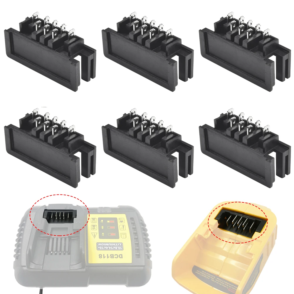 Li-Ion Battery Charger Connector Terminal For DCB118 DCB112 Connector Terminal Bracket For 14.4V 18V Charger USB Adapter