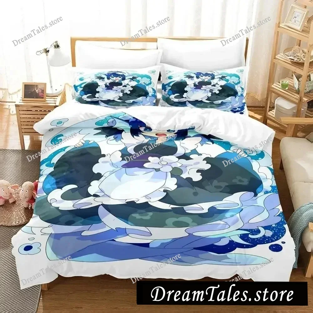 

Wakasagihime (Touhou) Bedding Set Single Twin Full Queen King Size Bed Set Aldult Kid Bedroom Duvetcover Sets Bed Sheet Set