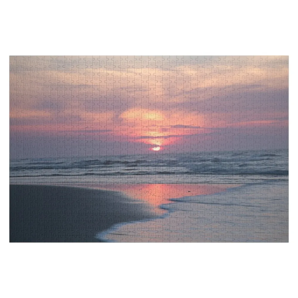 LBI Sunrise Jigsaw Puzzle With Photo Personalised Name Woodens For Adults Customized Picture Puzzle