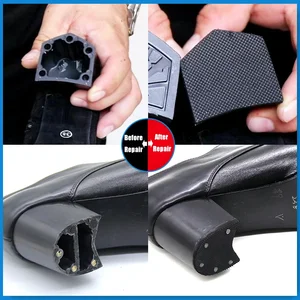 DIY عالية الكعب الأحذية إصلاح المطاط حامي نعال وحيد استبدال المواد غير قابلة للانزلاق للصنادل النساء أعلى 9 مبيعات الكروشيه وحيد البوت - No8