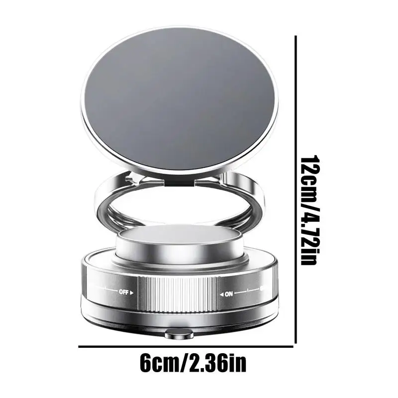 Magnetic Phone Car Mount Foldable Auto Phone Mount Rotating Smartphone Cradle For Vehicles Dashboard Cellphone Stand