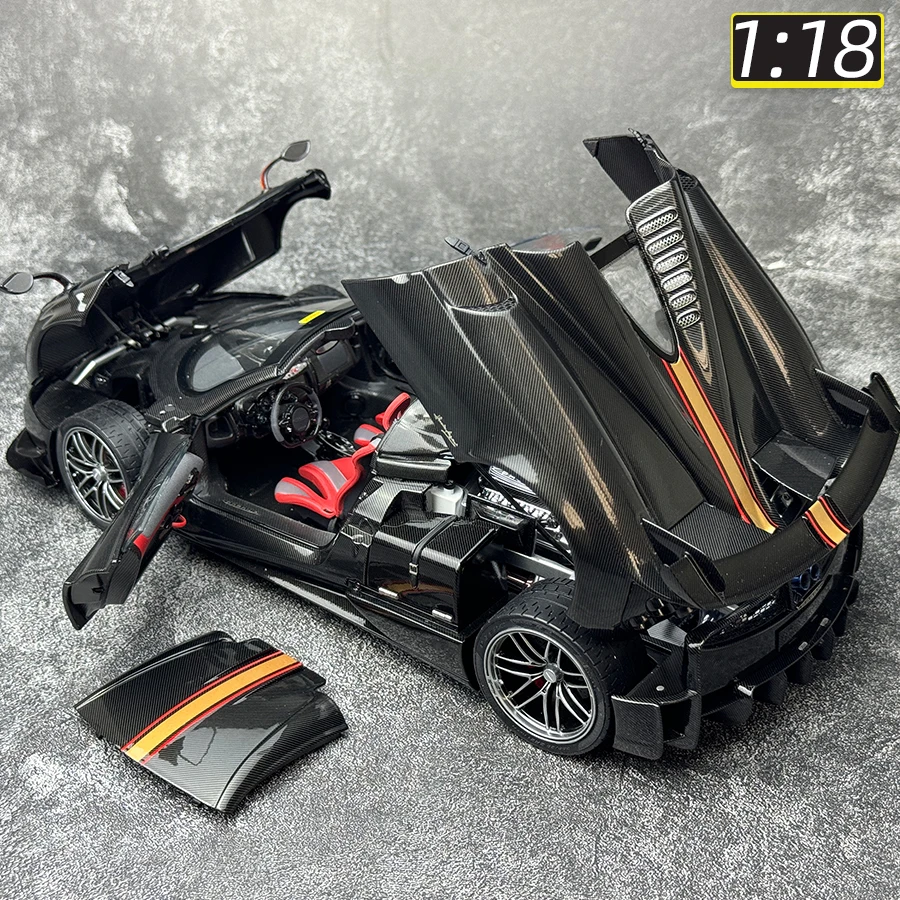 LCD 1:18 Pagani  Huayra Roadster BC version open top Huayra Roadster alloy car model collection gift to friends and relatives