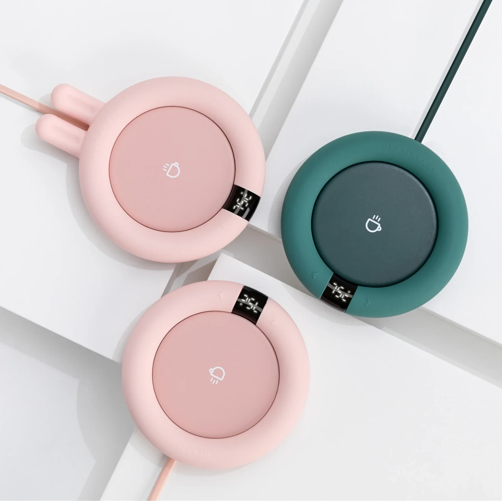 YOUPIN سخان سرعة القهوة ، العرض الرقمي ، الإعداد الذكي ، كوب عزل درجة الحرارة ، مناسب لمختلف المواد ، 3 حياة