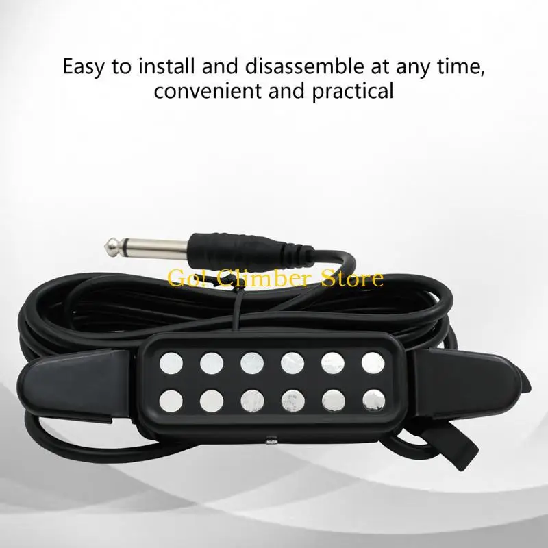 Q84C 12 ثقب الصوت لاقط الجيتار محول الطاقة الكلاسيكي لاقط الكميات الكهربائية #2