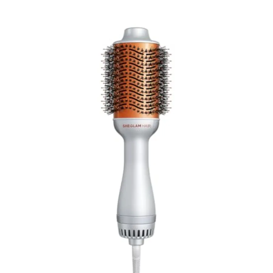 

4-in-1 Hot Air Brush for Salon-Style Hair Styling at Home: High-Speed 33000 RPM Motor with GLOSS PRO Coating for Intense Shine