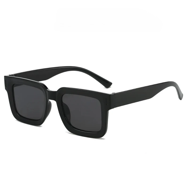 Retro Fashion Square Sun Glasses Women Men Simple Daily Sunglasses Leisure Beach Travel Shades Lady Man Protective Glasses UV400
