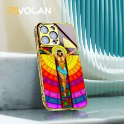 Jesus Christian Religious Crosses For iPhone 17 16 15 14 13 12 11 Pro Max Faith Pray Crucifix Pigeon For Apple iPhone Phone Case