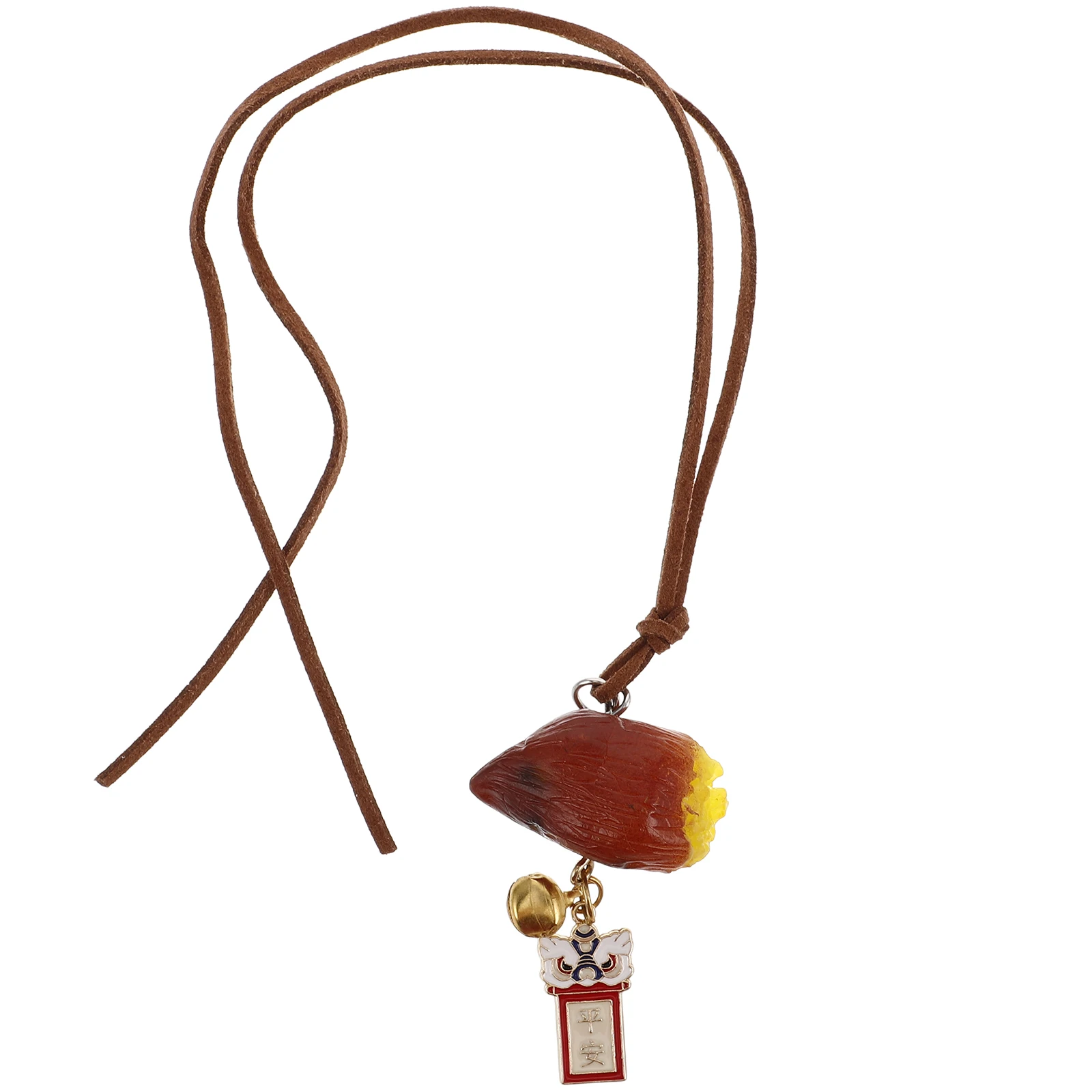

Rearview Hanging Decor Realistic Roasted Sweet Potato Resin Material Craftsmanship Spring Festival Tree