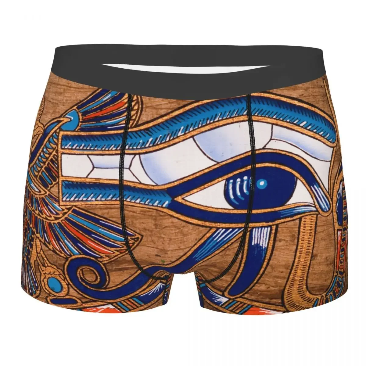 Male Panties Men's Underwear Boxer Egyptian Papyrus Horus Eye Underpants Comfortable Shorts