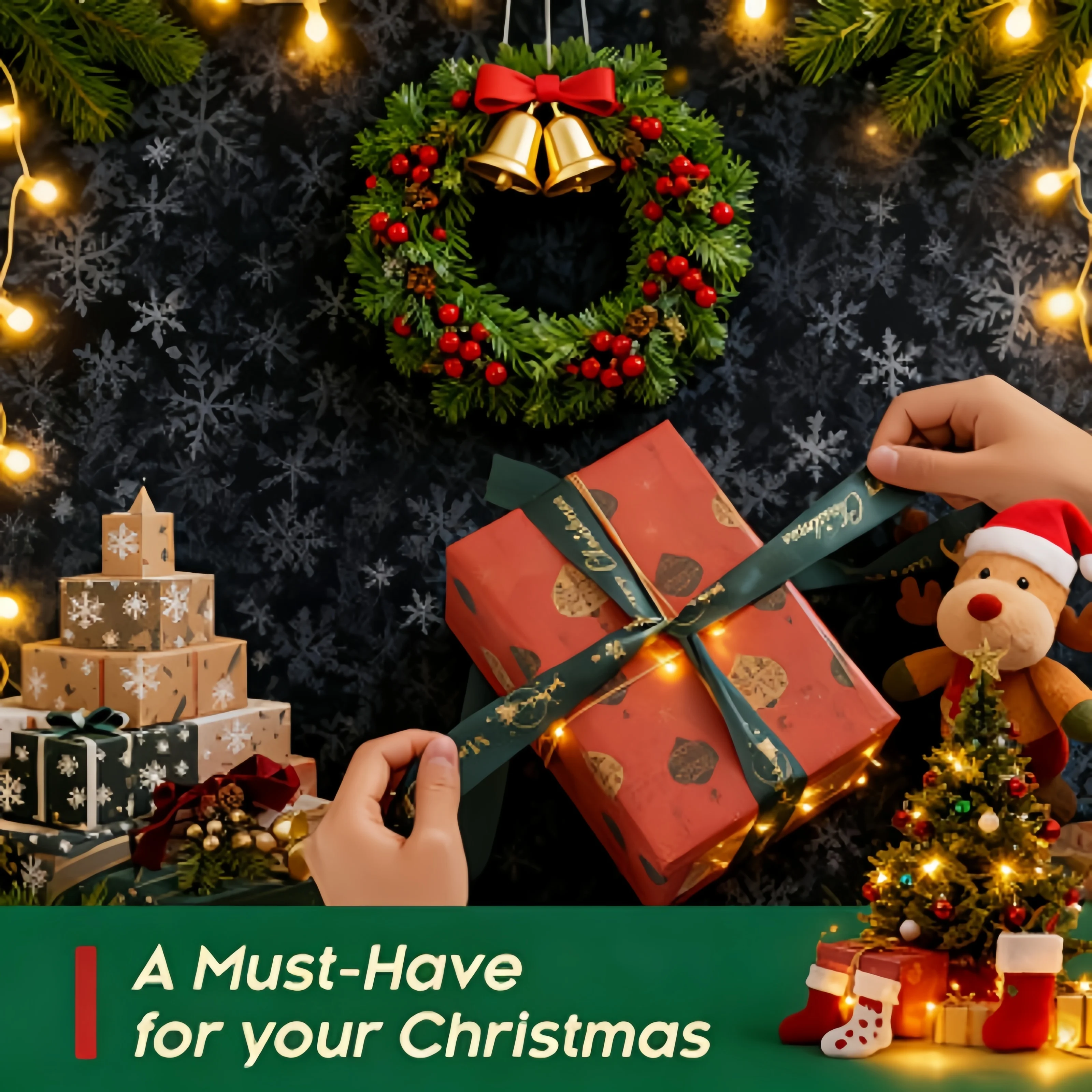 قاطعة ورق تغليف هدايا عيد الميلاد، أداة قطع يدوية عالية الدقة، خالية من البطارية #6