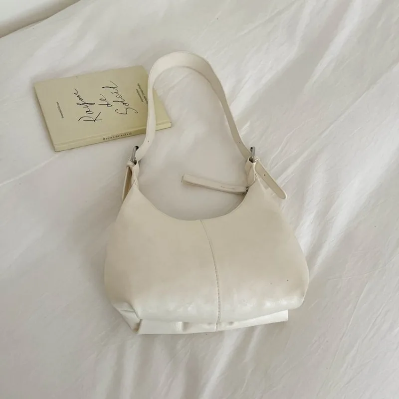 Solid Color Diaper Bag Letter Logo High End Minimalist Handbag For Women Messenger Bag Large Capacity Leather