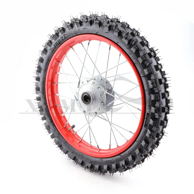

60/100-14 80/100-12 front and rear tires with hubs for China Kayo BSE motocross motocross