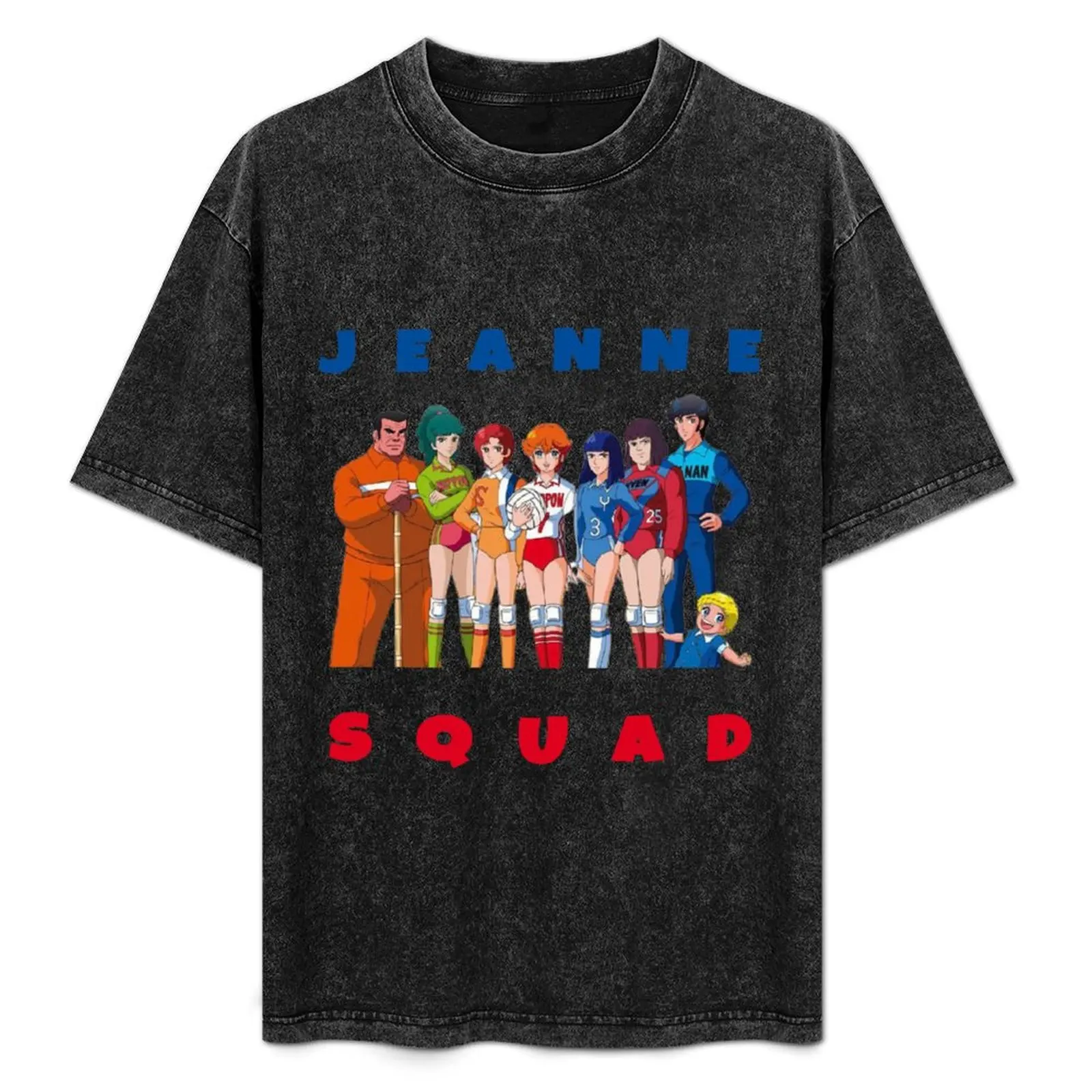 Jane y Serge, Jeanne y voleibol, Jane y Serge, equipo de Jeanne. Camiseta de Trabajo de Manga Corta