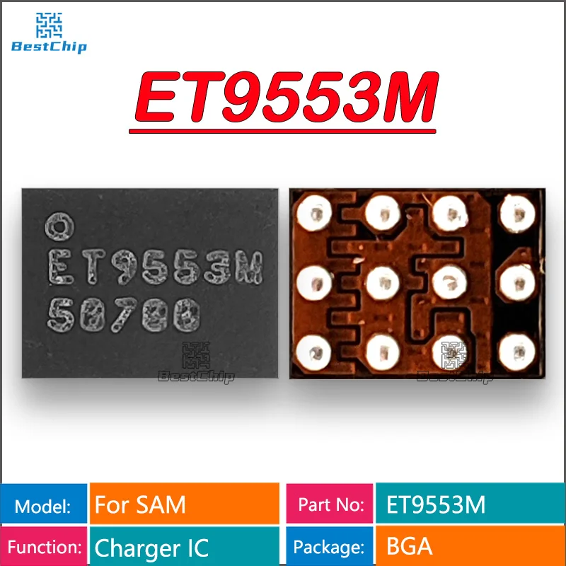 2-10Pcs/Lot New Original ET9553M Charging ic For Samsung A31 A315F A307F A30S A125 A217 A202 M515 12Pin USB Charger DSBGA12 CHIP