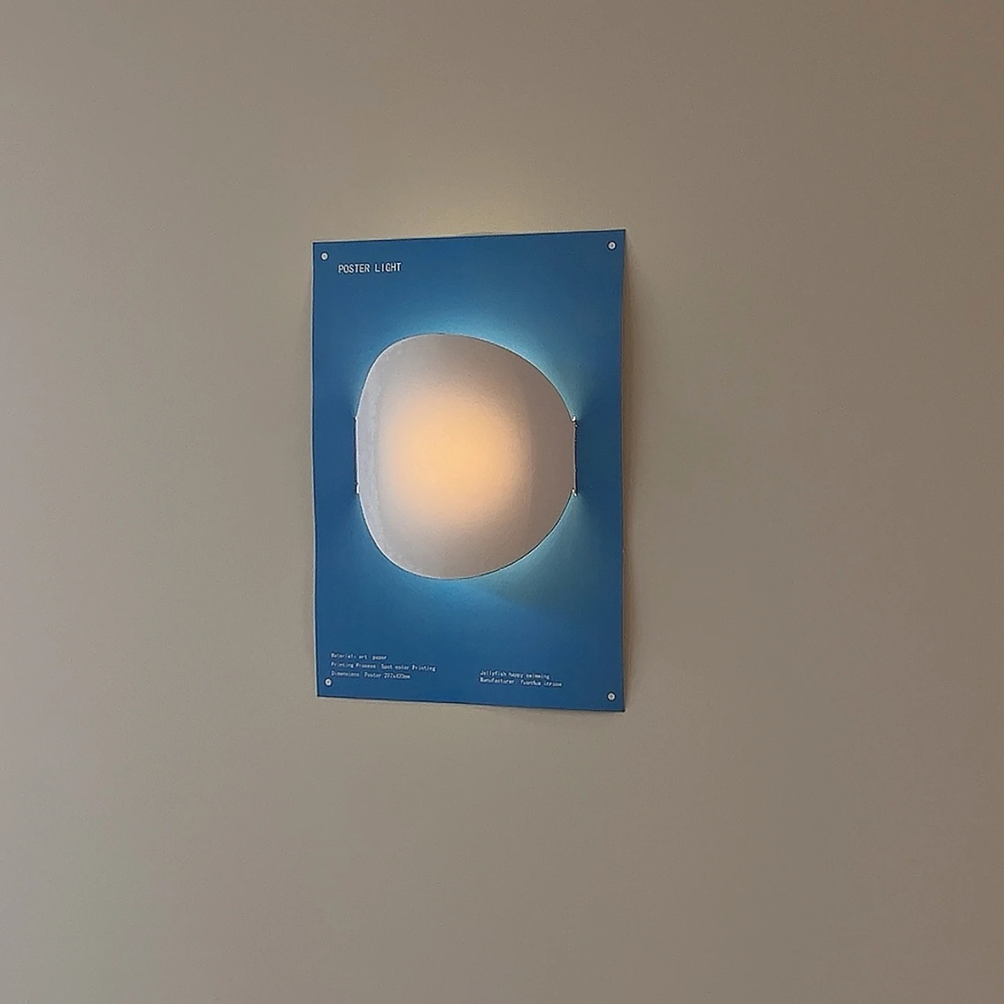 Ilustración cartel luz nocturn - Desk Setup Poster reseña y precio