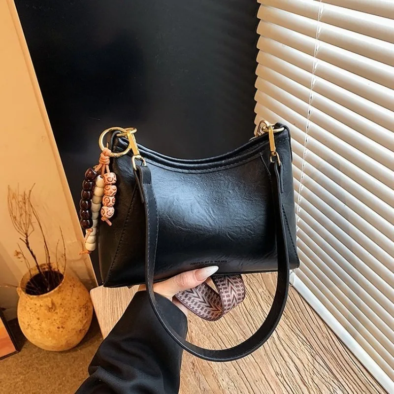 Practical Ladies Crossbody Bag Multiple Zippered Pockets Secure Storage For Valuables Diaper Bag