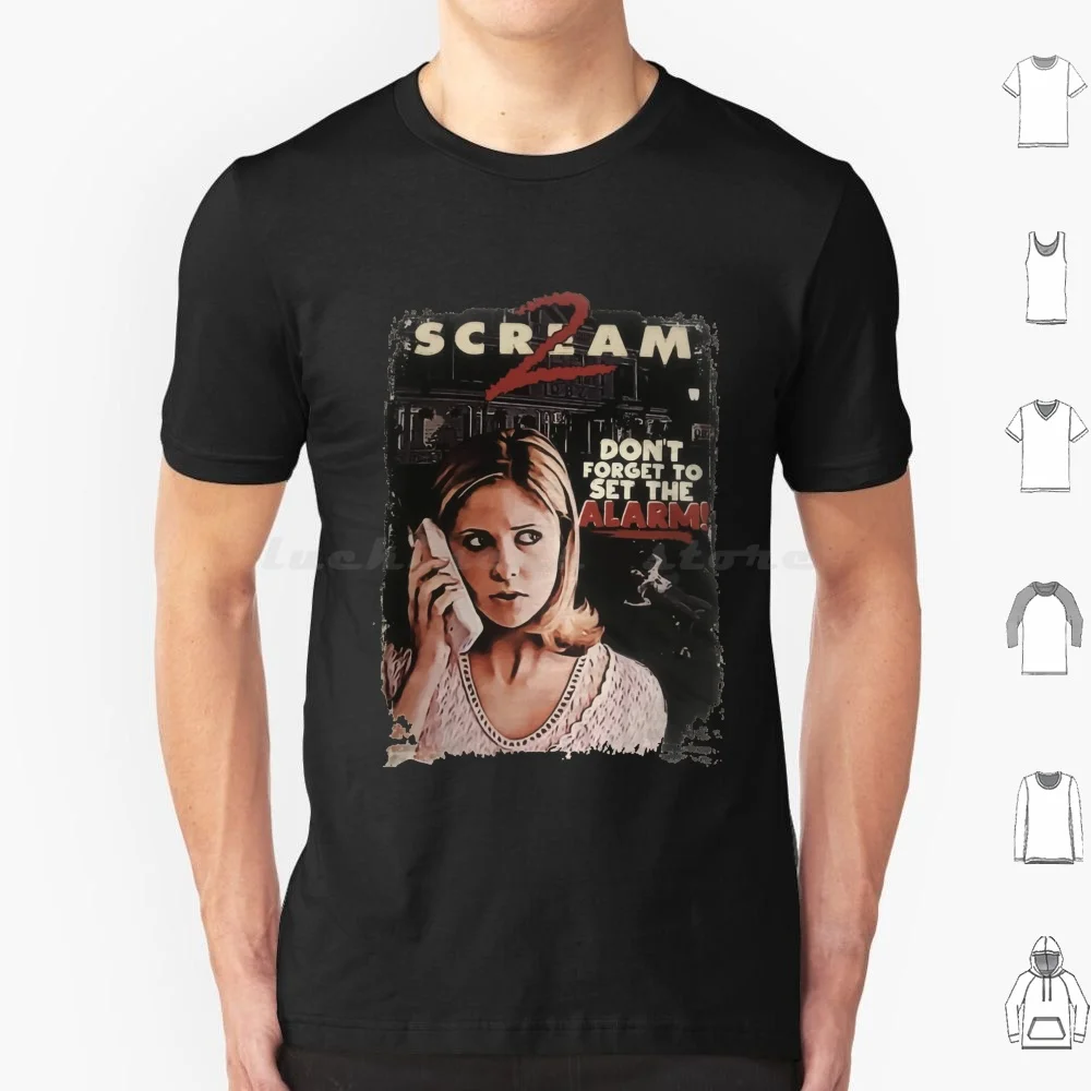 Scream 2 Cici Sarah Michelle Gellar Classic T Shirt 6Xl Cotton Cool Tee Scream 2 Cici Sarah Michelle Gellar Classic