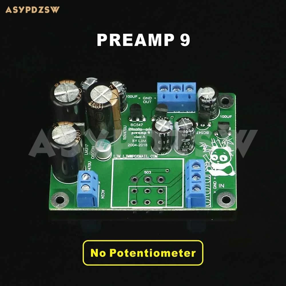 

PREAMP 9 Fully discrete preamplifier P9 Single-ended Class A transistor preamplifier Finished board