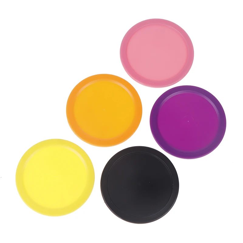 8Pcs 64mm ABS Air Hockey Pucks Air Hockey Children Table Mini Ice Hockey Piece Entertainment Accessories Ball Sport Tools
