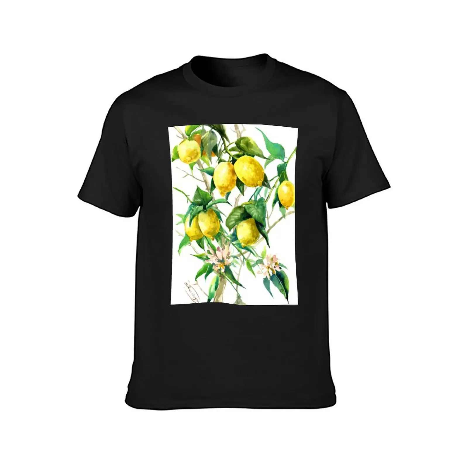 Lemons on the Tree T-Shirt tees plus sizes summer clothes customizeds plain white t shirts men