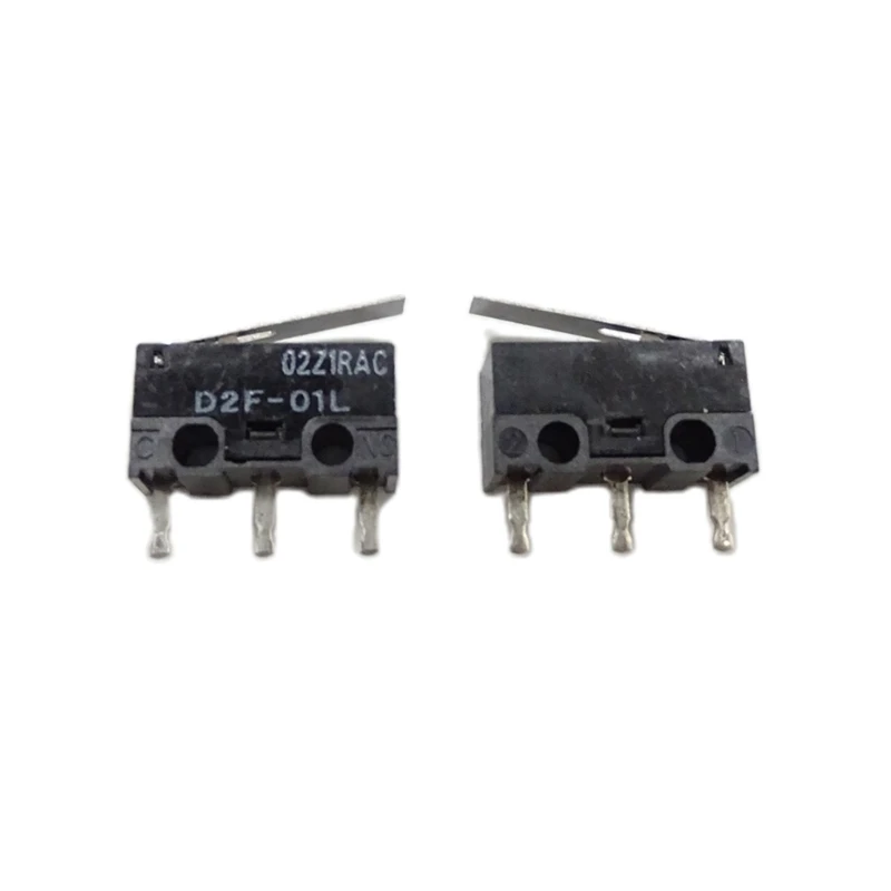 Original Mouse Microswitch D2F-01L Limit Switches 10Million Clicks Japan Dot 1.47N 2PCS/10PCS