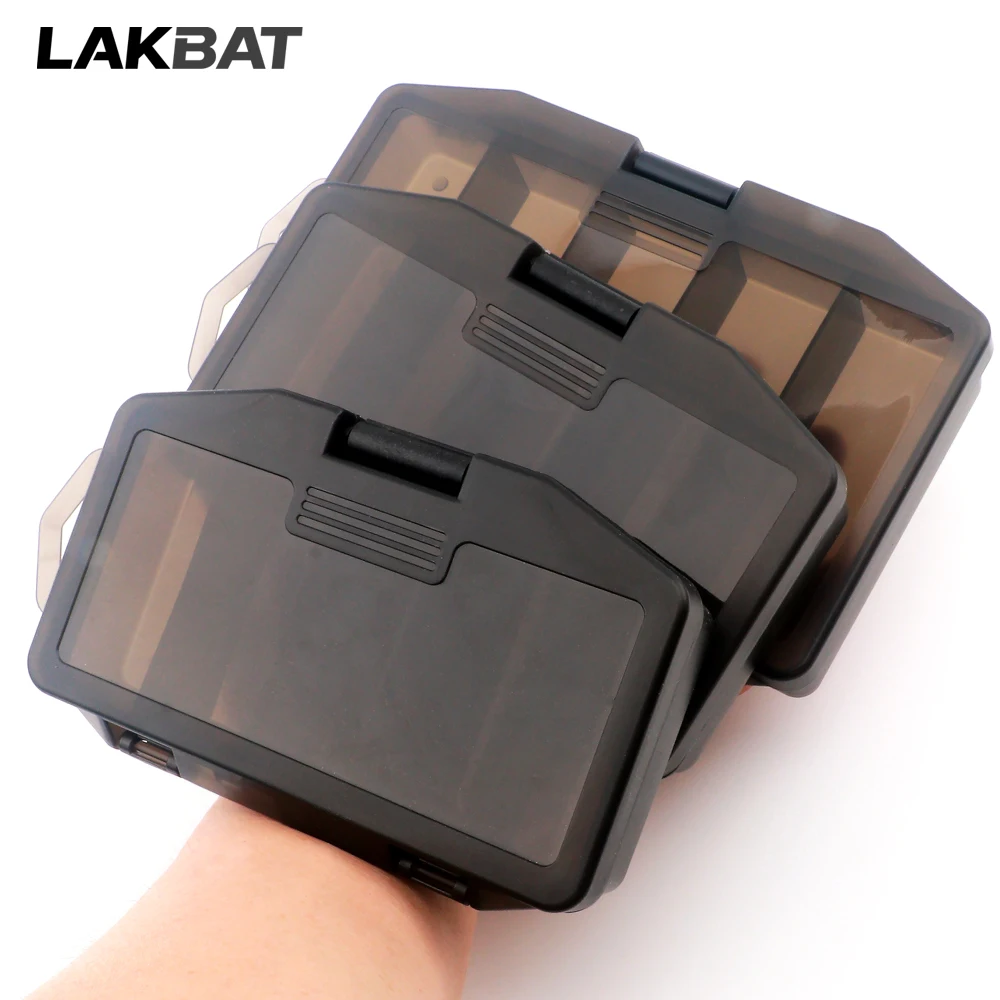 5-Compartment Fishing Tackle Box Portable Large Capacity Storage Case for Bait Hooks Lures Fishing Gear Accessories Carp Pesca