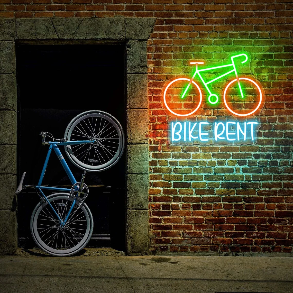 Custom Bike Sign Bicycle LED Neon Sign Bicycle Wall Decor Cyclist Led Neon Sign Bicycle Lover Gift