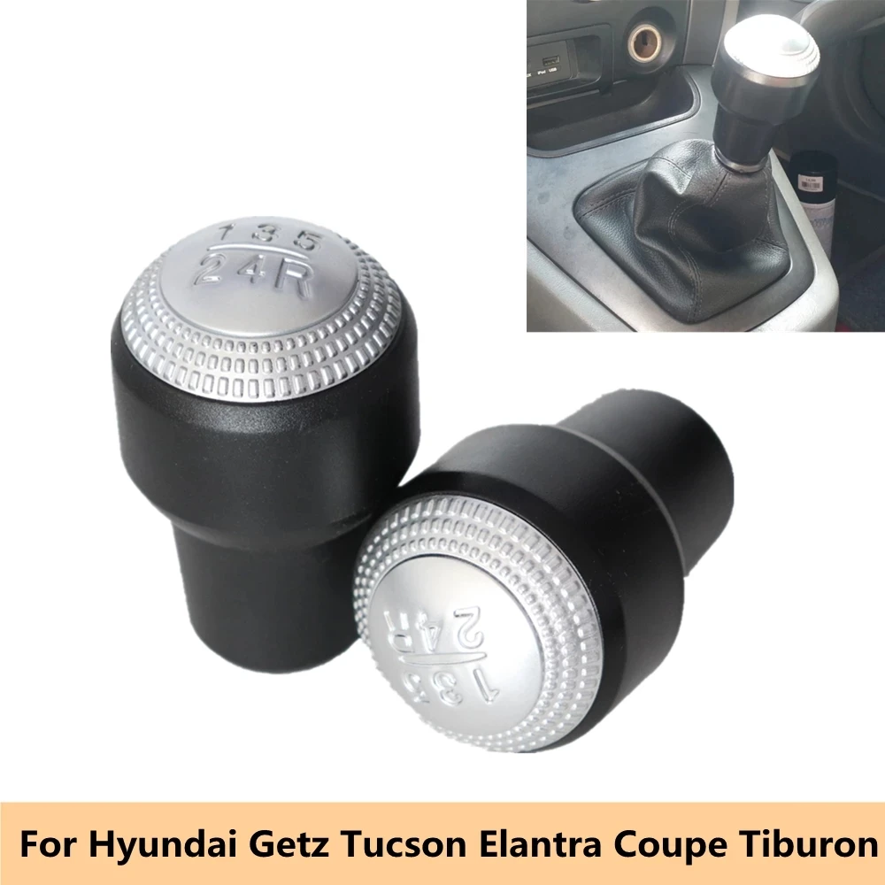 5 Speed Gear Shift Knob Lever Stick Pen Head for Hyundai Coupe Tiburon Getz Elantra Tucson ix35 TIBURON Car Styling Accessories