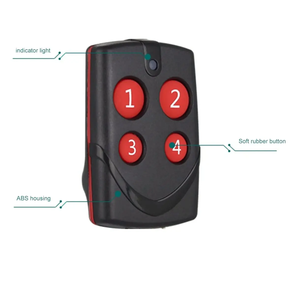 

BaoBao- Дубликатор с дистанционным управлением, автоматическое клонирование, 433 МГц, пульт дистанционного управления для электрического открывания гаражных ворот, 5 шт.