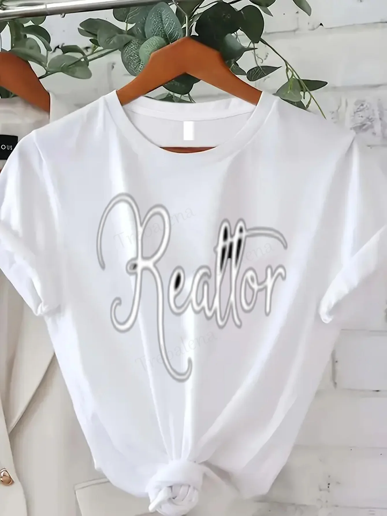 

Women T-shirt Sexy Realtor T-Shirt for Women, Casual Chic Style