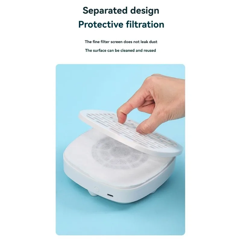 A73U For Nail Dust Collector For Nail Polish With Reusable Filter Powerful Vacuum Fan Manicure Device