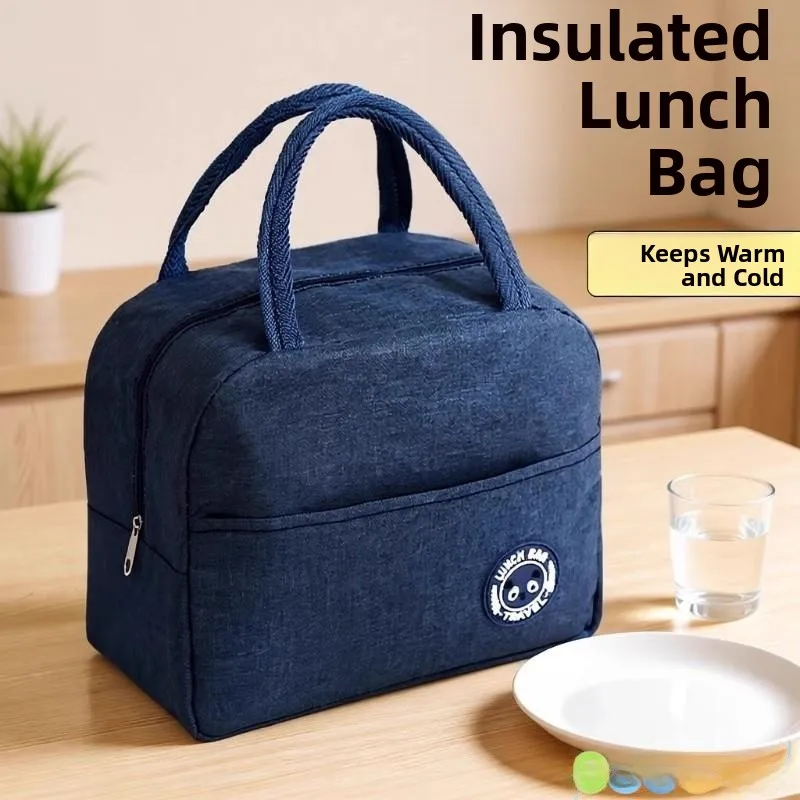 

Портативная термосумка для обедов из утолщенной алюминиевой фольги, водонепроницаемая, большой вместимости, для работы, школы и пикников