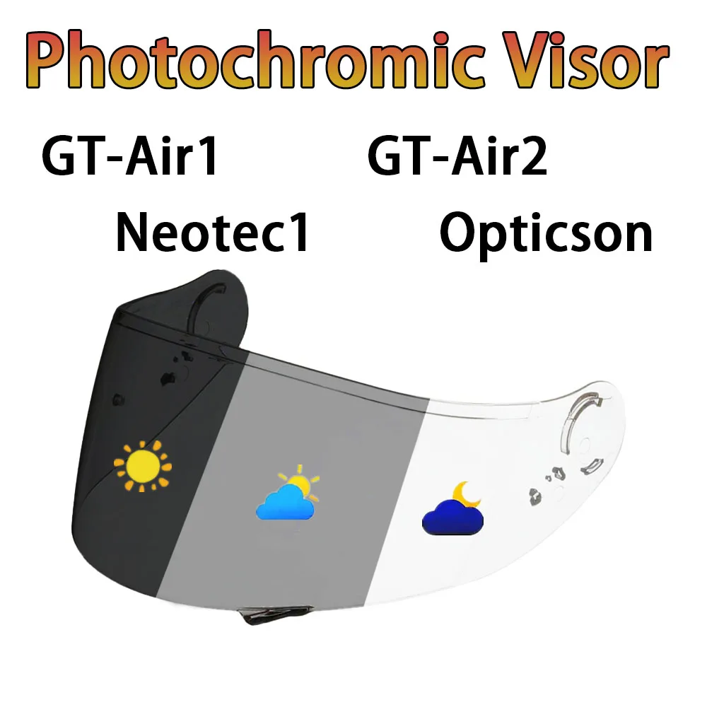 For GT AIR GT AIR2 Neotec1 Opticson RF1400 GLAMSTER NXR2 CWR1 CWRF RF1200 for Shoei Visor  Helmet Shield UV Protectio Lens