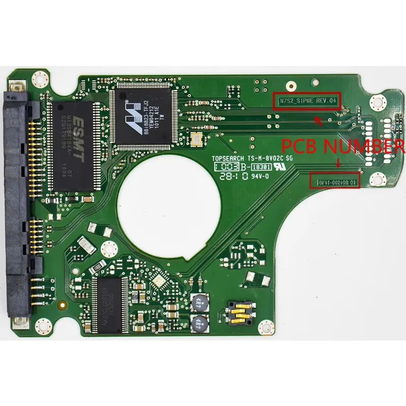 BF41-00249B M7S2_S1PME REV.04 / SA Notebook Hard Disk Circuit Board / HM250HI
