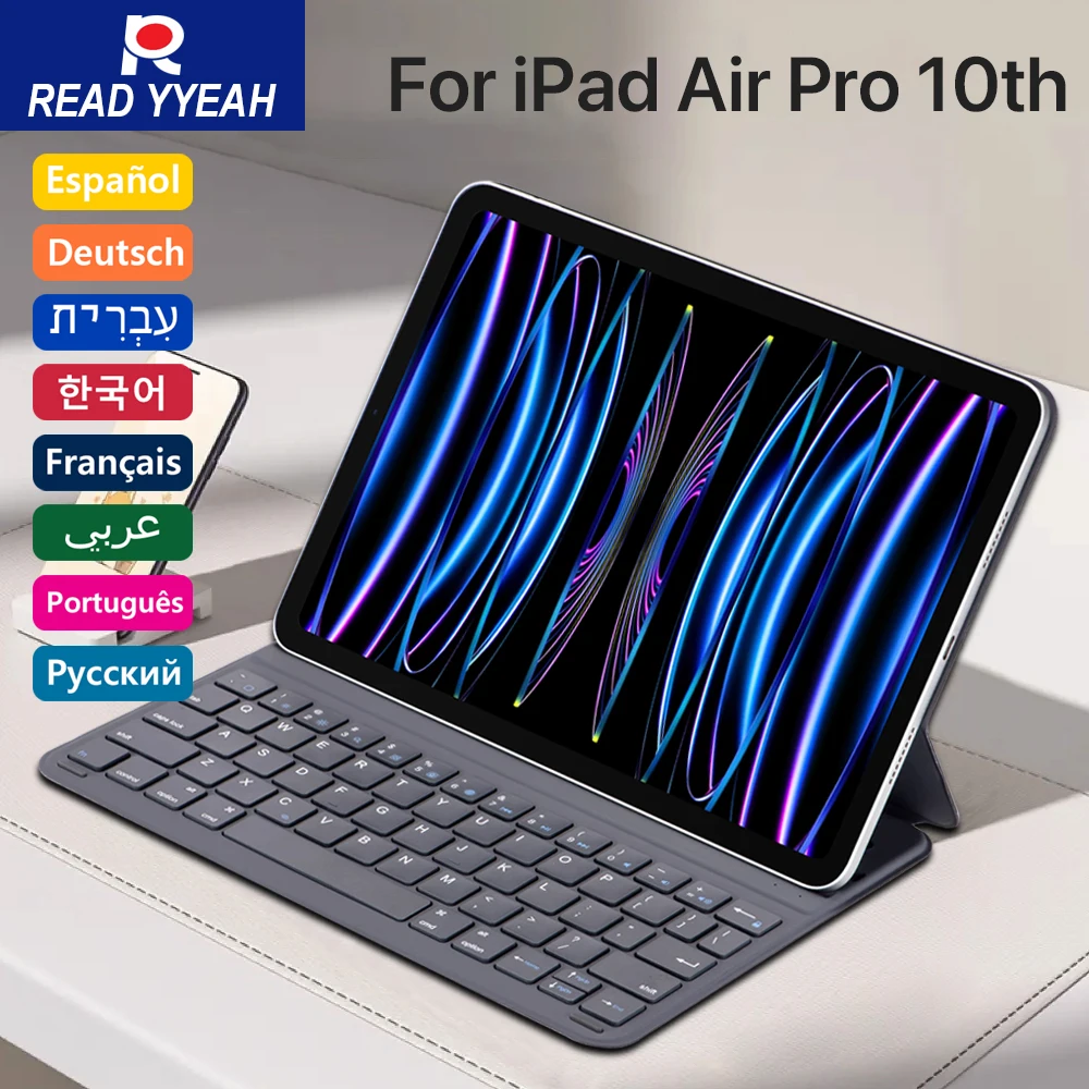 

New Magic iPad Wireless Keyboard For iPad 2025 Air 6 M2 2024 Pro 11 13 M3 M4 iPad Air 4 5 10.9in Pro 11 12.9 2018-2022 iPad Case
