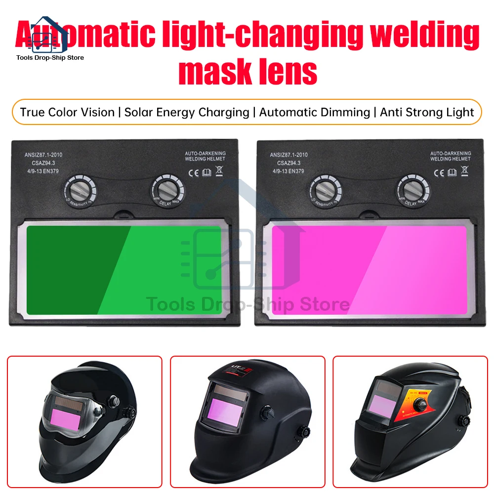 Solar Auto Darkening Filter Welding/welding Helmet Welder Welding Lens Eyes For Welding Machine Welding Tools Eyes Protector