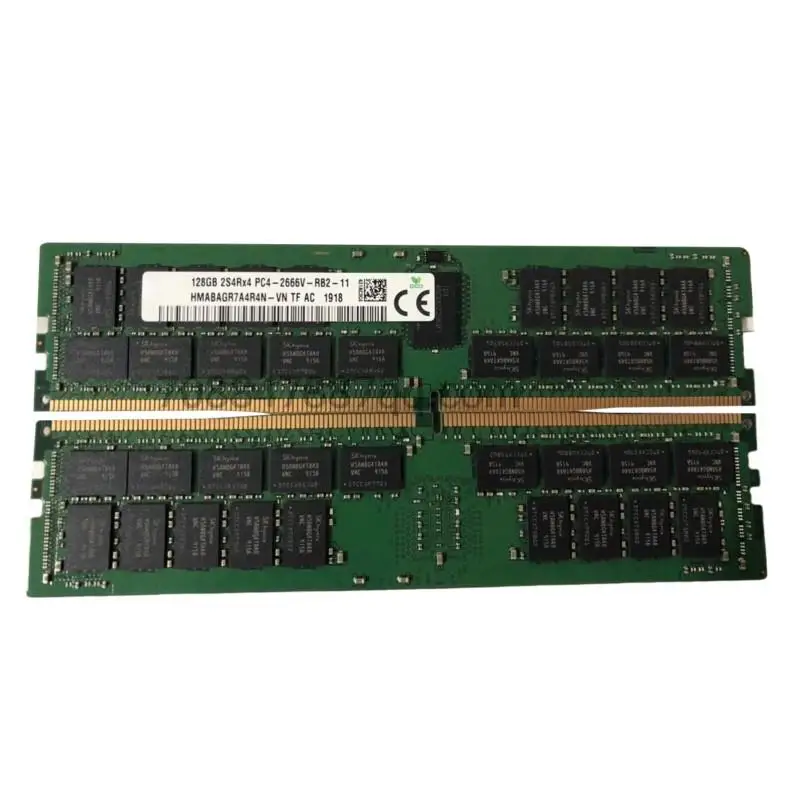 original 100% authentique   128G 2S4RX4 PC4-2666V DDR4 ECC REG RDIMM