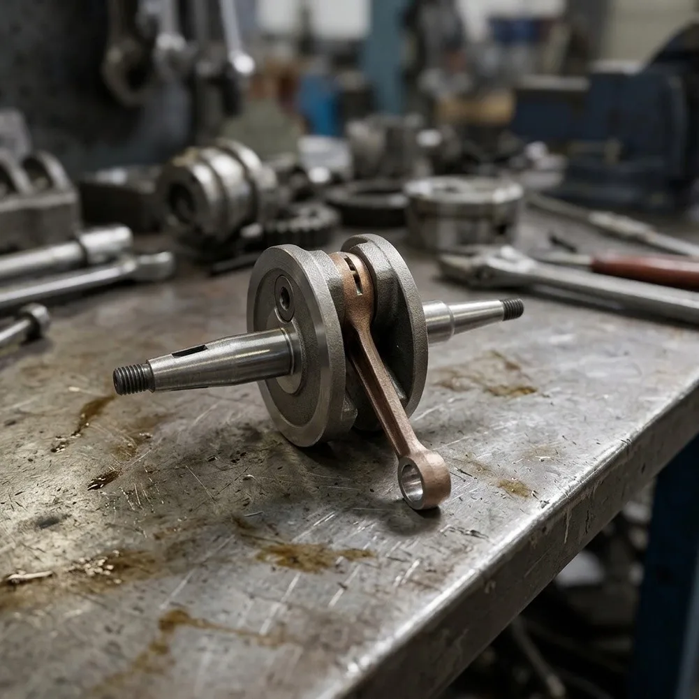 Crankshaft Part Number 5000045036 Compatible with BS60-2 and WM80 Vibratory Rams for On-Site Repair and Refurbishment