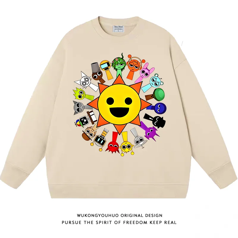 

Unisex Spring Autumn Music Game Rhythm Box Kids Hoodie Pants Casual Sports Set Children's Clothing Cotton Long Sleeve round Neck