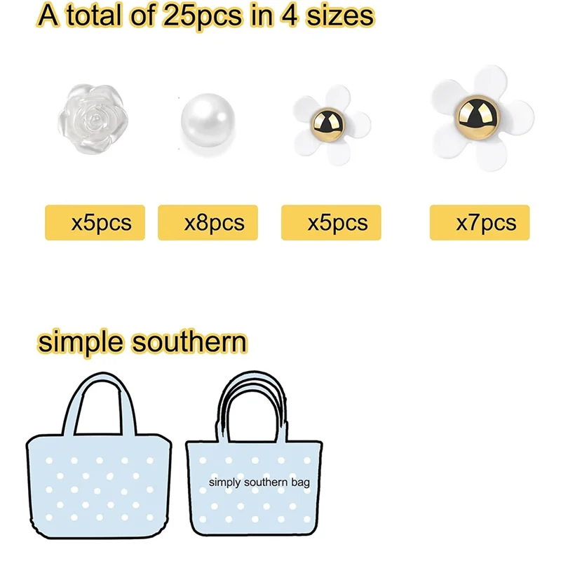 Abfs 25PCS Flower C…