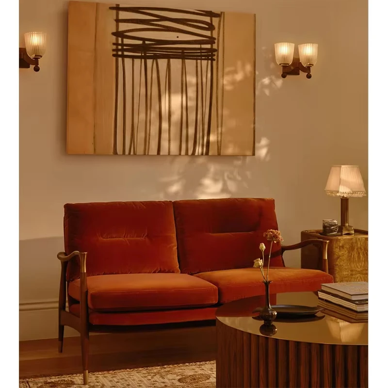 Living room furniture set Fabric sofa Modern design Two-seater sofa