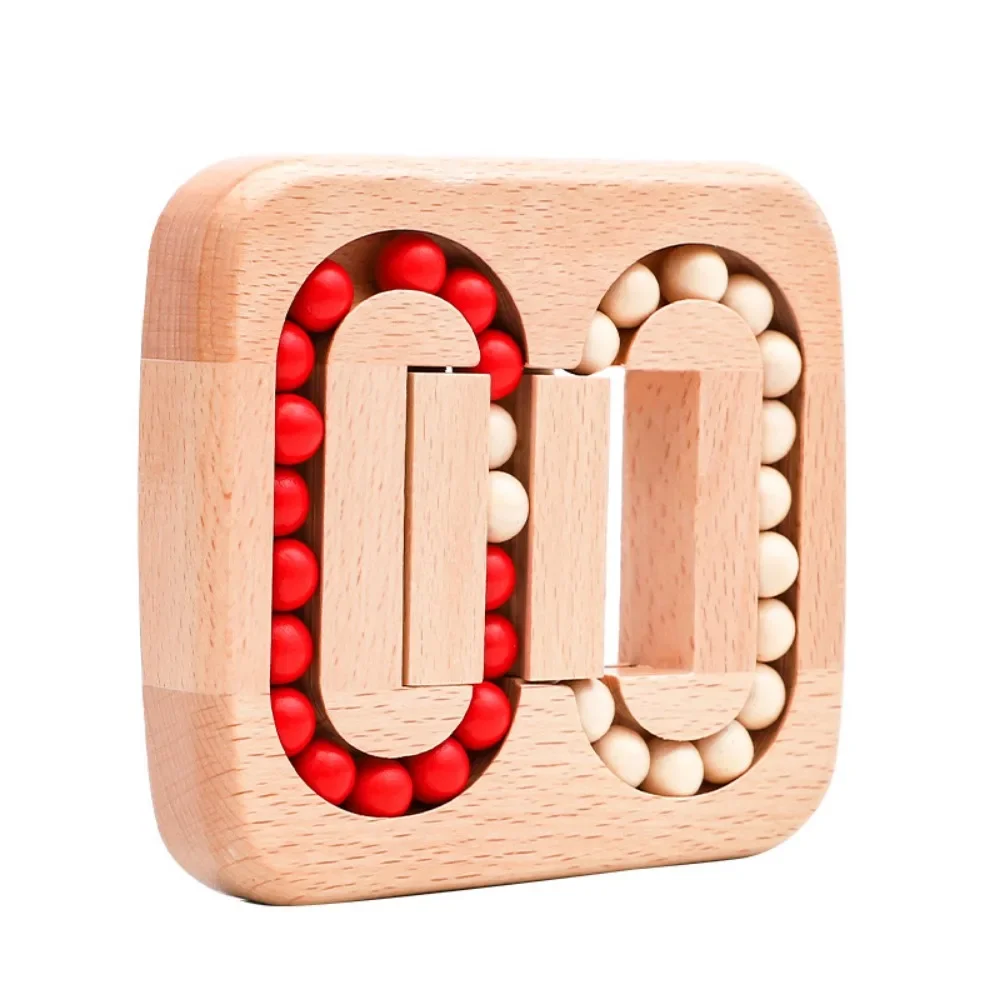 Wooden Puzzle Ball Toys  Luban Lock for Children Educational Early Education Rolling Magical Bean Cube Balls