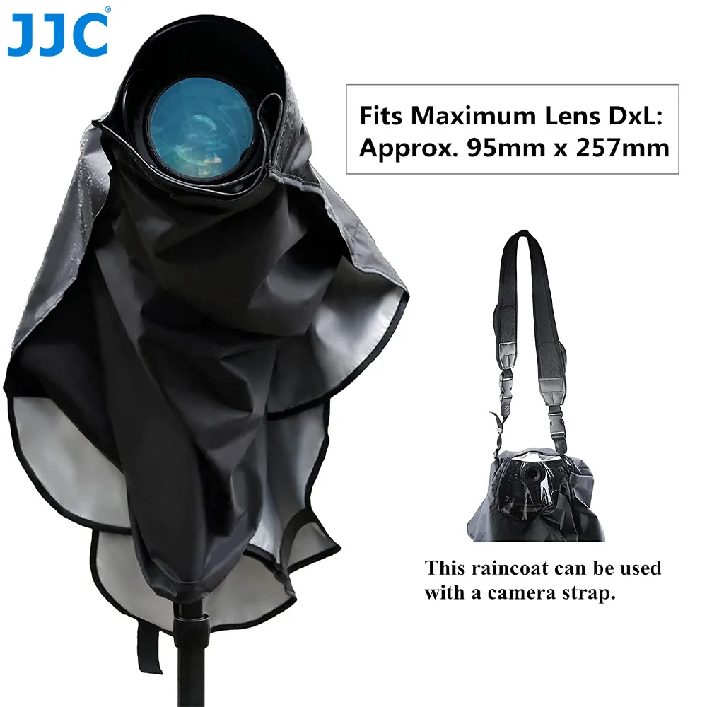 JJC Camera Rain Cover Video Camera Raincoat Nylon Waterproof for Canon EOS 850D 800D 750D 700D 600D 6D/5D Mark III II 1300D 250D