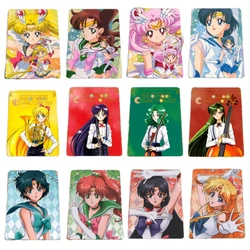 20pcs/set Sailor Moon Bookmark Tsukino Usagi Chibiusa Sailor Saturn Self Made Anime Classics Game Collection Cards Toy Gift