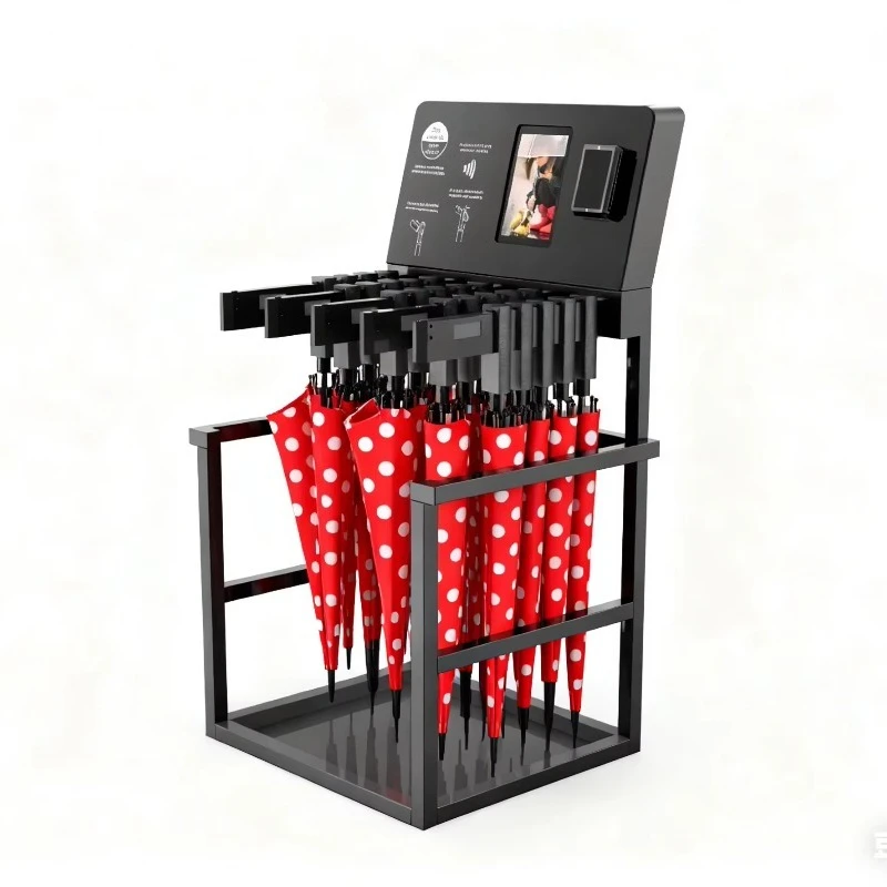 Popular Umbrella Rental and Sale Machine Available for Hotels and Restaurants Customization of Umbrella Designs