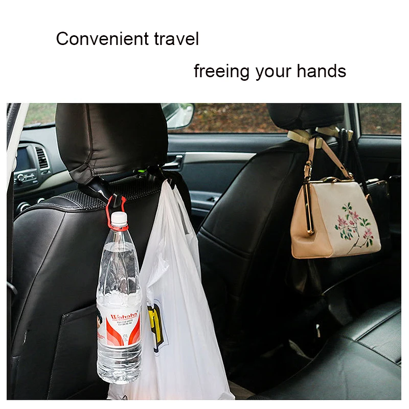 Auto Sitz Zurück Haken Kopfstütze Versteckte Halterung Auto Fahrzeug Rücksitz Organizer Auto Zubehör Hängen Haken Lagerung Aufhänger Universal – Detail 16