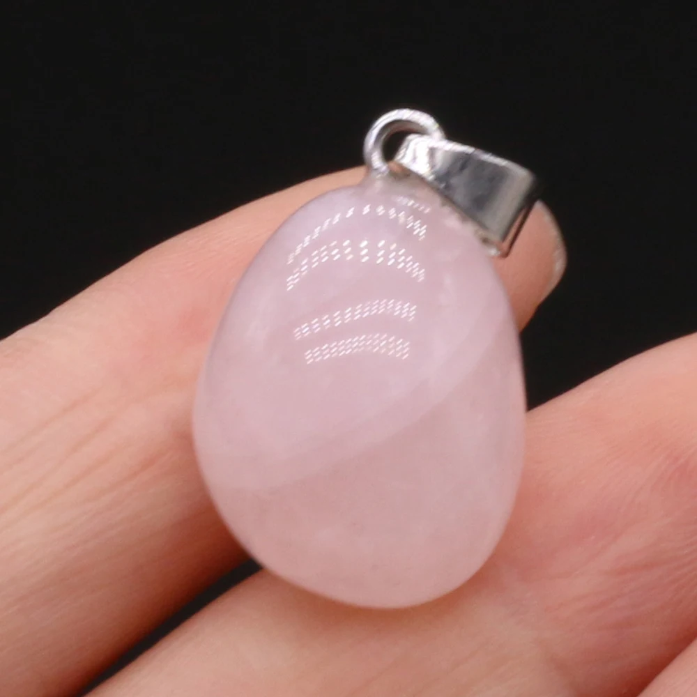 Natural Semi-precious Stone Pendant Irregular Cherry Blossom Agate for DIY Jewelry Making Necklace Size15x20-18x25