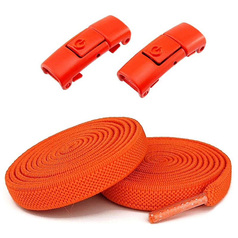 Druckverschluss-Schnürsenkel ohne Binden, Farbverlauf, flache elastische Schnürsenkel für Sneaker, Kinder und Erwachsene, Schnürsenkel ohne Binden für Schuhe, Zubehör